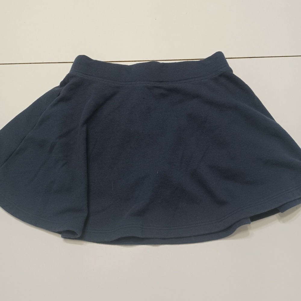 The Children's Place Girls A-Line Skort Navy Blue Stretch Pull On Med 7/8